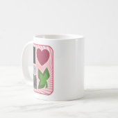 Mug I Heart Pepperment Visuel Icônes Noël Joie (Devant gauche)