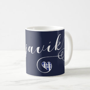 Mug I Heart Reykjavík, islandais