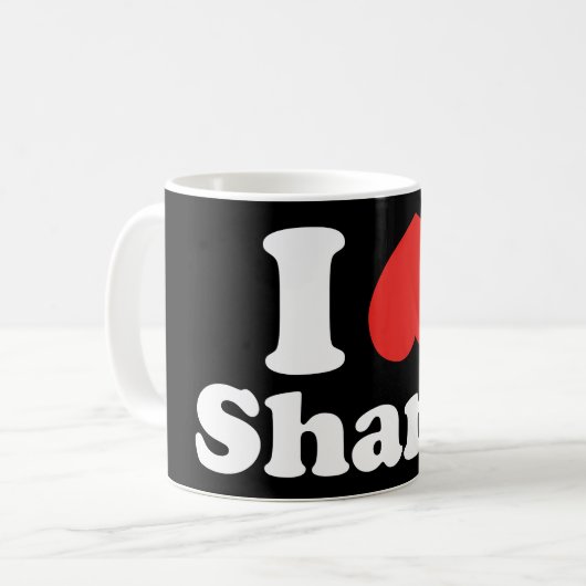 Mug I Heart Sharts (Devant gauche)