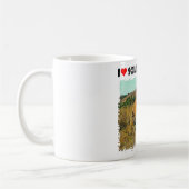 Mug I Heart South Africa Rhino parmi les roseaux (Gauche)