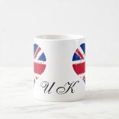 Mug I Heart UK Angleterre British Flag (Centre)