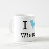Mug I Heart Wieners (Devant gauche)