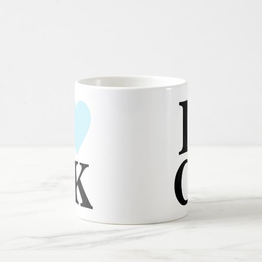 Mug I Heart Your | Fun Custom monogram (Centre)