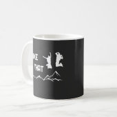Mug I hike that — J'aime marcher dans un design graphi (Devant gauche)