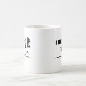 Mug I hike that — J'aime marcher dans un design graphi (Centre)