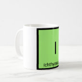 Mug I - Ichthyosaurus Dinosaur Chimie Symbole (Devant gauche)