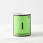 Mug I - Ichthyosaurus Dinosaur Chimie Symbole (Centre)