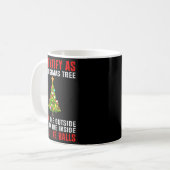 Mug I Identify As A Christmas Tree Lit On The Outside (Devant gauche)