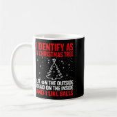 Mug I Identify As A Christmas Tree Lit On The Outside (Gauche)