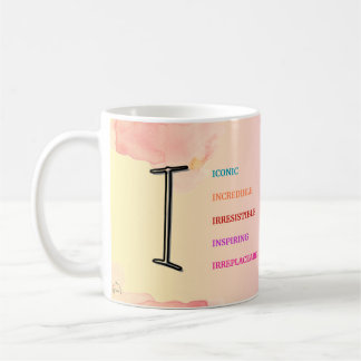 Mug "I" initial (11oz)