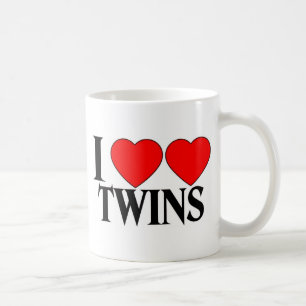 Mug I jumeaux de coeur de coeur