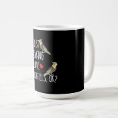 Mug i just freakaklocockatiparrot birds owner (Devant droit)