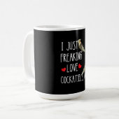 Mug i just freakaklocockatiparrot birds owner (Devant gauche)