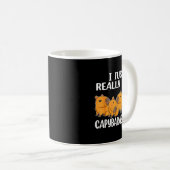 Mug I Just Really Like Capybaras Ok Capybara Animal Ro (Devant droit)