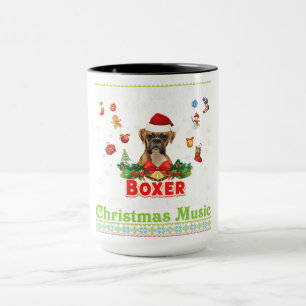 Mug I Just Want To Hug My Boxer Dog Xmas