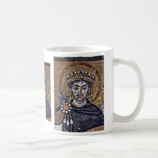 Mug I Justinian, mosaïques A de choeur de San Vitale (Droite)