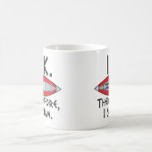 Mug I.K. Par conséquent, je nage (Centre)