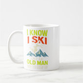 Mug I Know I Ski - Funny Skiing Quotes Freestyle  (Gauche)