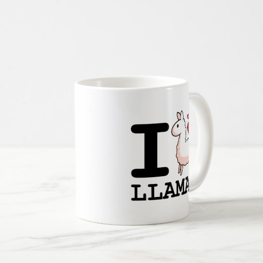 Mug I lamas de lama (Devant droit)