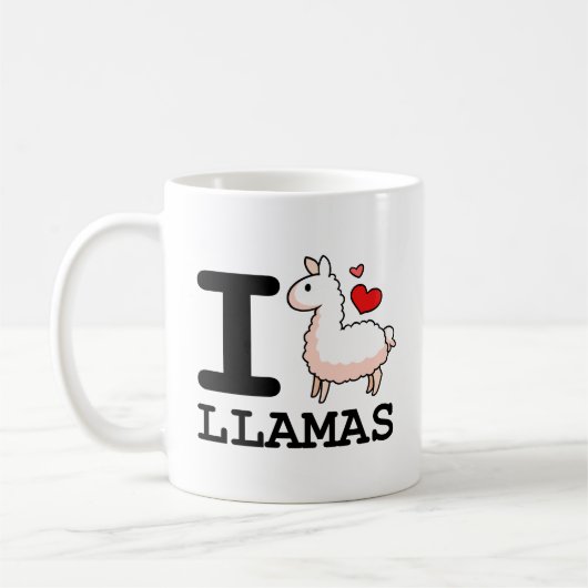 Mug I lamas de lama (Gauche)
