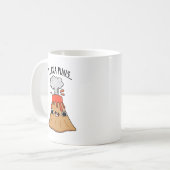 Mug I Lava Puns drôle Géologie Volcano Pun (Devant gauche)