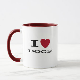 Mug I le coeur poursuit des T-shirts et des cadeaux