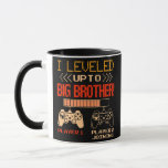 Mug I level up to Big Brother Gamer Birthday Family<br><div class="desc">Le poison de Big Brother Gamer Birthday Family Matching. Parfait pour papa,  maman,  papa,  men,  women,  friend et family members on Thanksgiving Day,  Christmas Day,  Mothers Day,  Fathers Day,  4th of July,  1776 Independent Day,  Vétérans Day,  Halloween Day,  Patrick's Day</div>