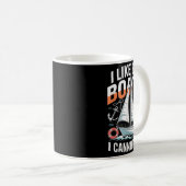 Mug I Like Big Boats I Cannot Lie - Funny Sailing & (Devant droit)