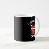 Mug I Like To Slide Inside Funny Santa Couple Matching (Devant droit)