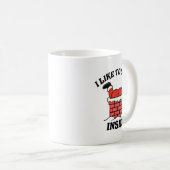 Mug I Like To Slide Inside Funny Santa Couple Matching (Devant droit)