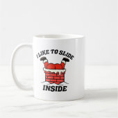 Mug I Like To Slide Inside Funny Santa Couple Matching (Gauche)