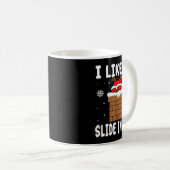 Mug I Like To Slide Inside Funny Xmas Couple (Devant droit)