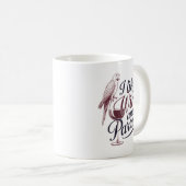 Mug "I Like Wine and Parrots" (Devant droit)