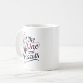 Mug "I Like Wine and Parrots" (Devant gauche)