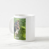 Mug I Live On Coffee Love Dogs Photo (Devant gauche)