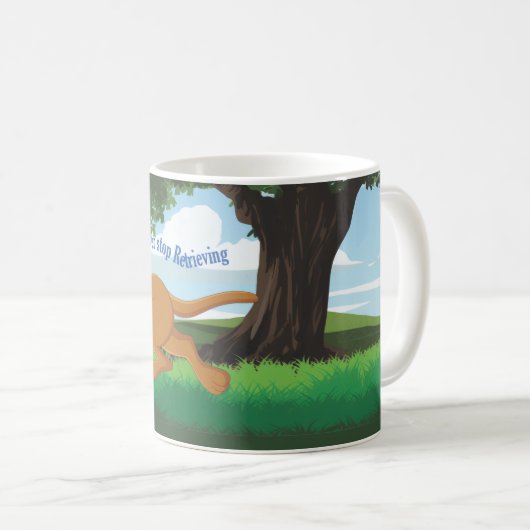 Mug I Live to retrieve (Devant droit)