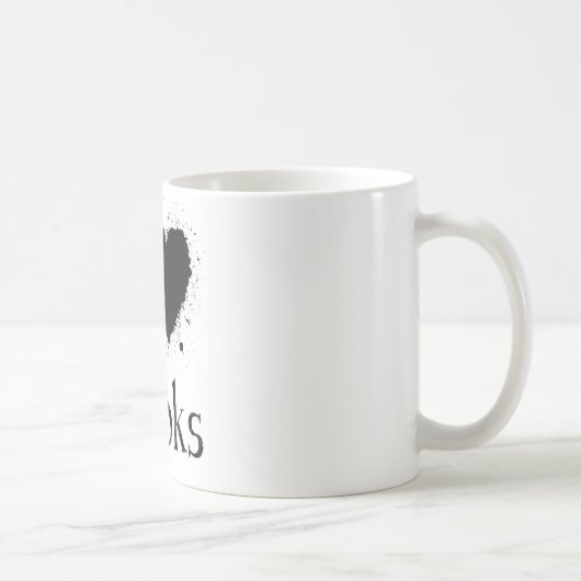 Mug I livres de coeur (Droite)