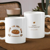 Mug I Loaf You Hun-Bun Baker Pun Funny Valentine's
