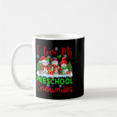 Mug I Lool My Preschool Snowmies Enseignant de Noël St (Gauche)