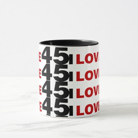 Mug I Love 45 (Centre)