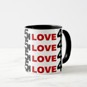 Mug I Love 45 (Devant droit)