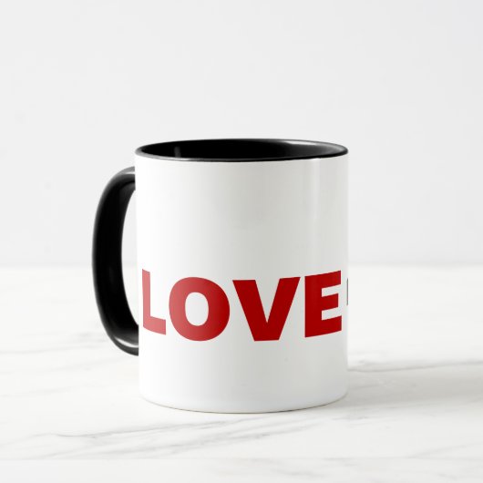 Mug I Love 45 (Devant gauche)