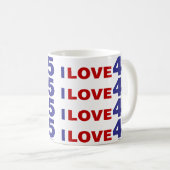 Mug I Love 45 (Devant droit)