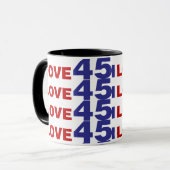Mug I Love 45 (Devant gauche)