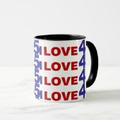 Mug I Love 45 (Devant droit)