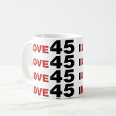 Mug I Love 45 (Devant gauche)