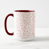 Mug I Love A You — Personalized Initial “A” Romantic D (Gauche)