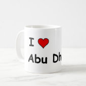 Mug I Love Abu Dhabi (Devant gauche)
