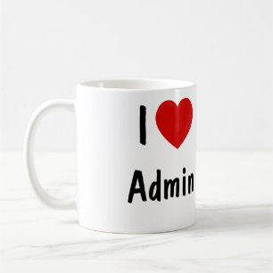 Mug I Love Admin