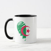 Mug I Love Algérie - Coeur du drapeau algérien (Gauche)